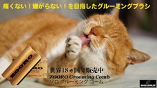 愛犬・愛猫のお手入れ新習慣。肌に優しく抜け毛ケアできる【グルーミングコームゾロ】