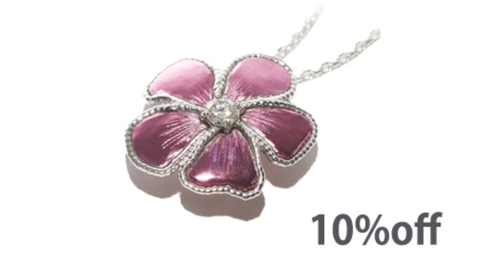 紫の輝き！新国内特許技術で生まれたプラチナ・ K18 ジュエリー 天然