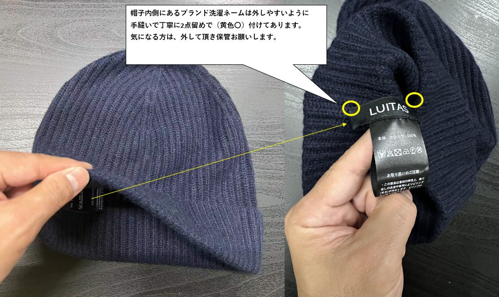 anuans ノベルティ ニット帽&アームウォーマー カシミヤ100% カシミヤ 100％ アームウォーマー レディース プレゼント リブ編み