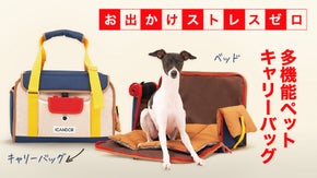 使い方豊富、ペットは快適、ベッド・ハウスにも早変わり！多機能ペットキャリーバッグ