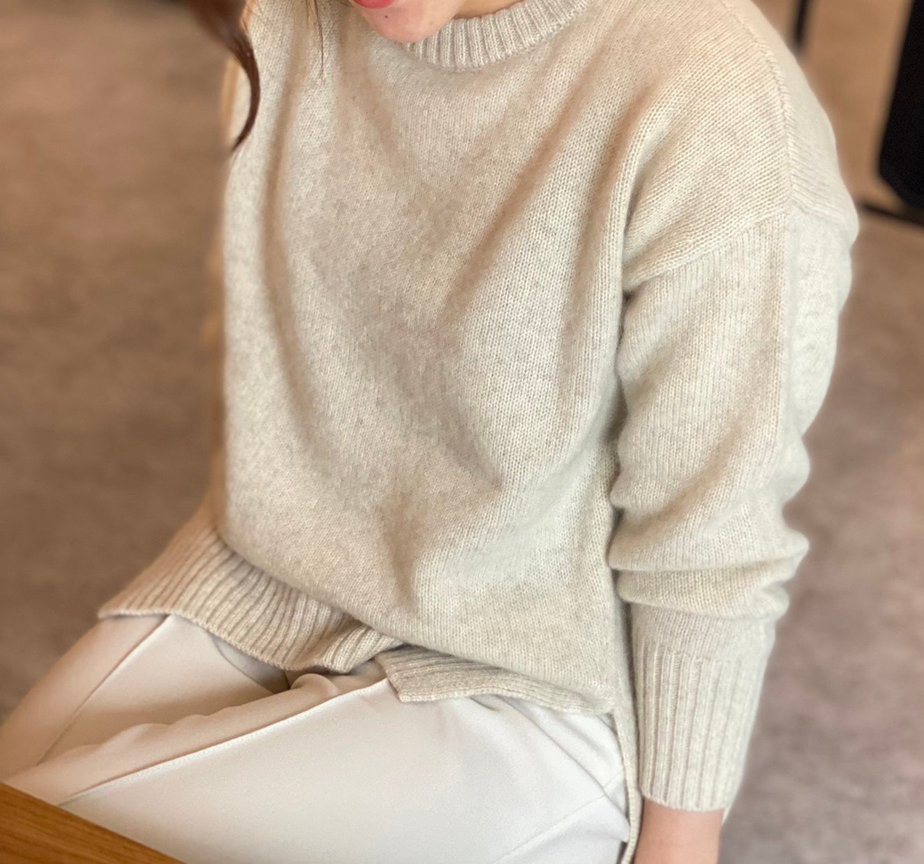 ご好評第2弾！】カシミヤを超える！？贅沢素材ホワイトヤク100%極上