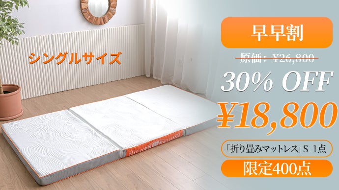 劇的な発想！本格の利便性と快適さを両立 高反発＆低反発の二重構造三