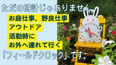 時計をお外へ連れてって！フィールドクロック「野良時（のらどき）」