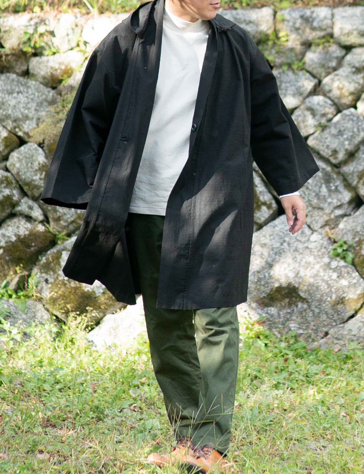 サッと羽織れば和服気分】和洋融合「羽織コート」・作務衣の