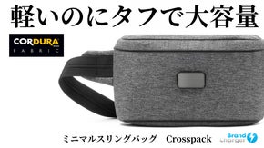 【たった288g】軽量なのにタフで大容量！ミニマルスリングバック