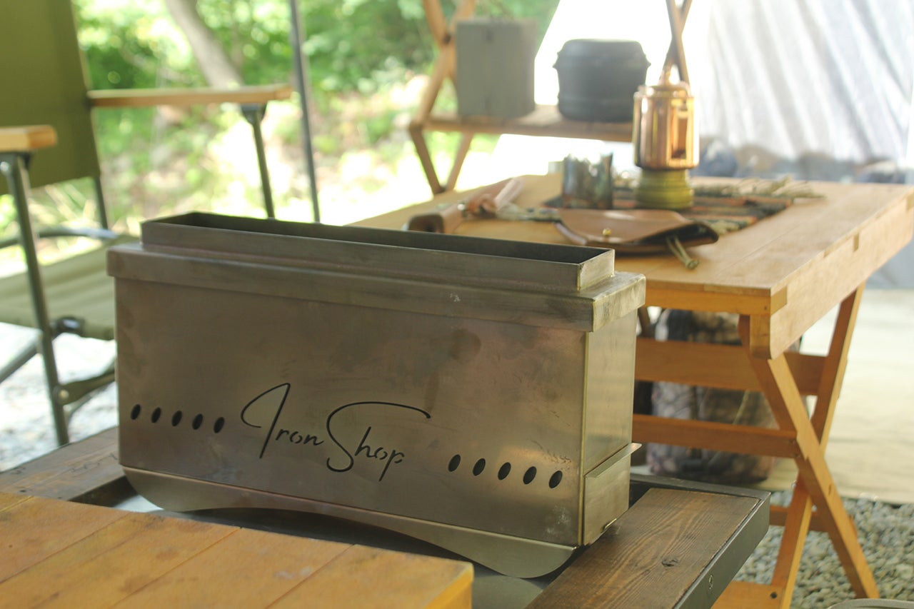 ☆実用新案申請中☆冬場キャンプの新定番！お湯の出る二次燃焼ストーブ