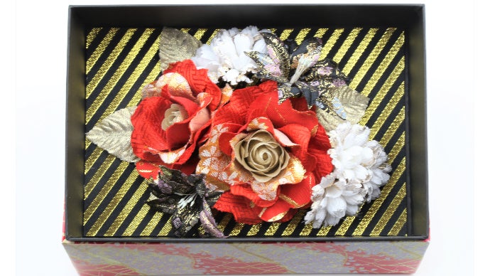 金属製バラの花装飾品 （一点物）（希少）