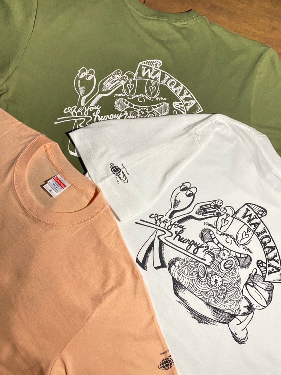 BEAMSスタッフが飲食店を応援します！！ WAIGAYA桜新町コラボTシャツ