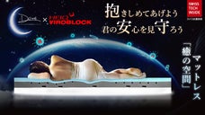 究極的な快適さと安全守りを追求し、バクテリアから守ってくれる癒の空間マットレス