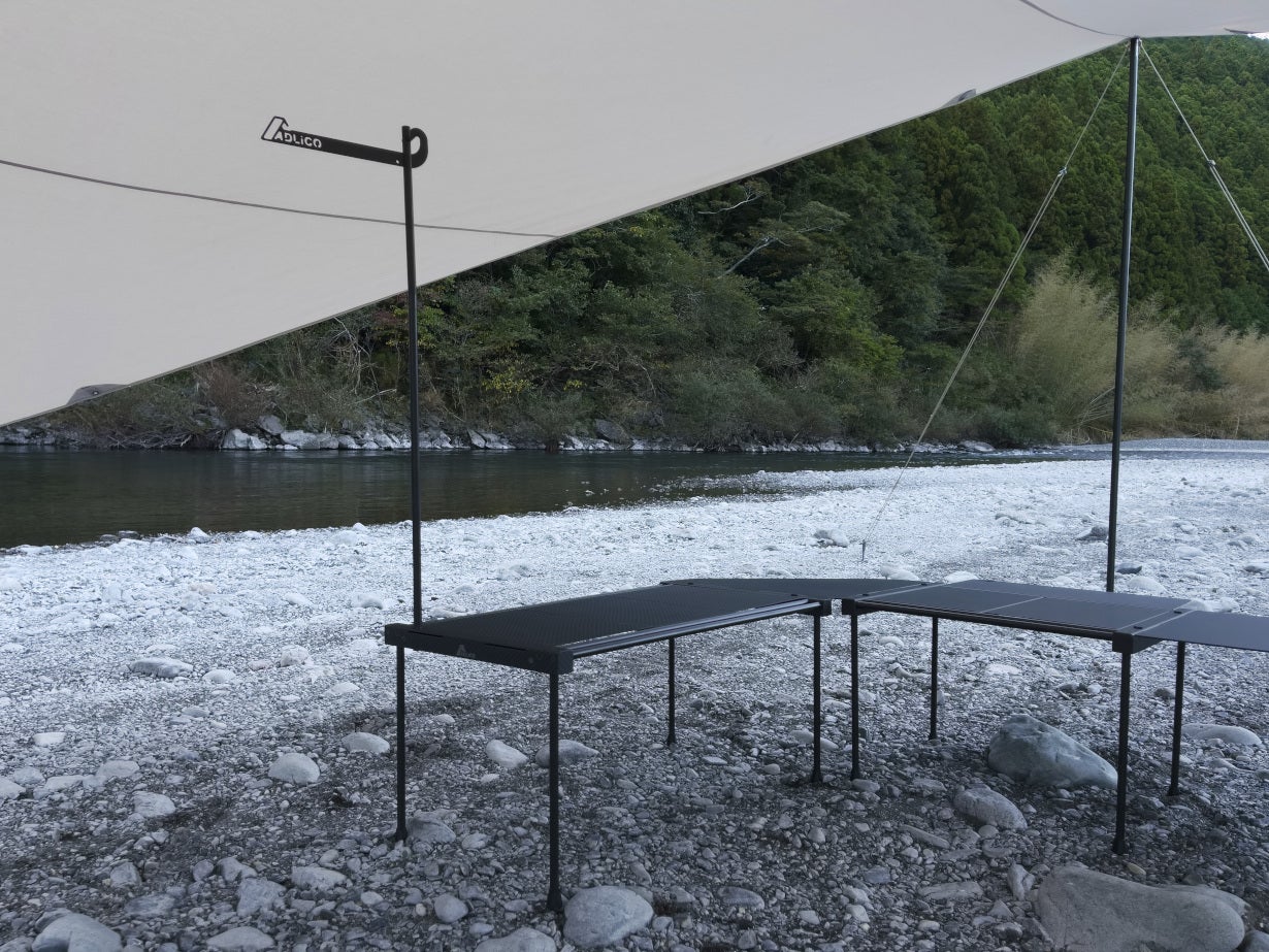 超軽量極薄で持ち運び簡単】耐荷重30Kgの収納式。キャンプ用カーボン