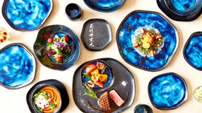 元気の源『食』を支える器。伝統美の油滴天目と海の景色、石垣ブルーが輝く石垣焼