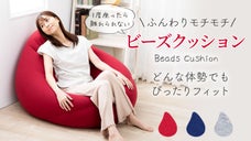 ついつい、ダラダラしてしまう魔法のビーズクッション