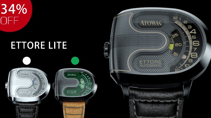 ATOWAK/エットーレドリフト4アームワンダリングアワー/自動巻き/スイス製