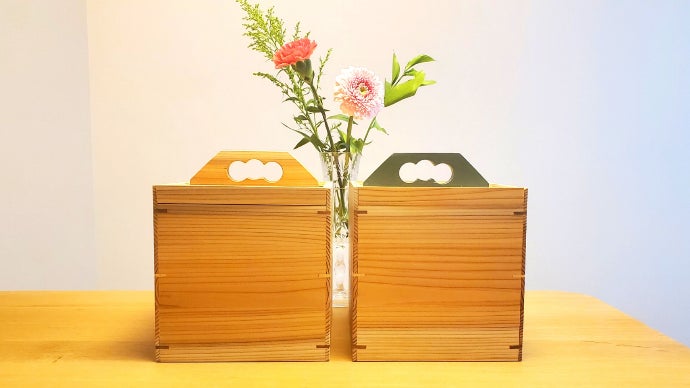 どこにでも持ち運べて、保存時にカビの生育抑制もできる。吉野杉の