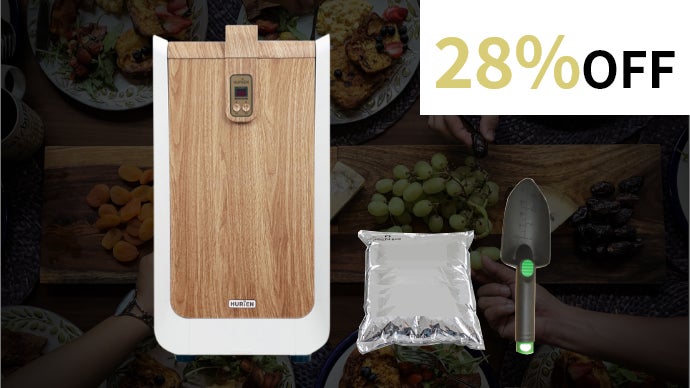HURIEN バイオフレーク 毎日の生ごみ処理に革命を！「ハイブリッド式」生ごみ処理機