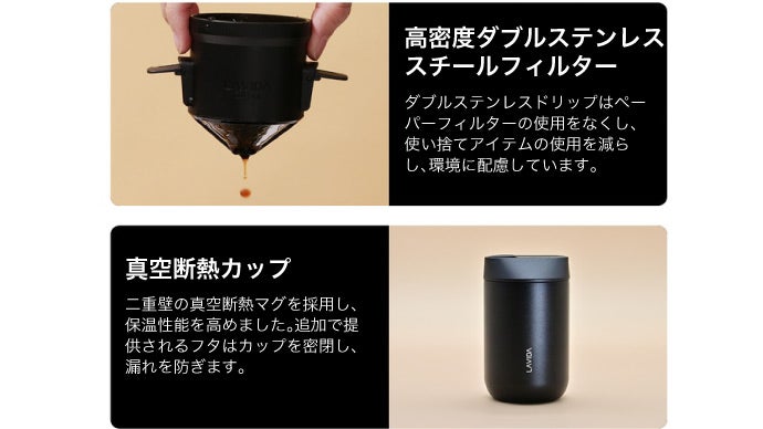 挽きたてを楽しむ。贅沢なコーヒータイムを実現 ミル付き