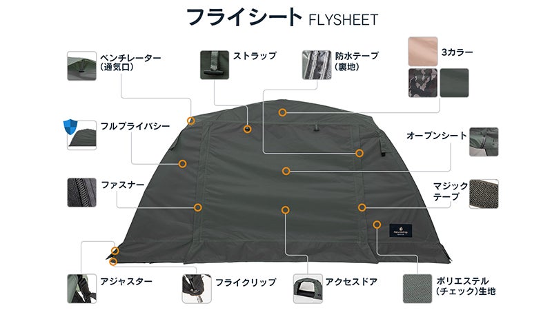 どこでも快適な寝心地。雨の日もアウトドアを楽しむ『高床式