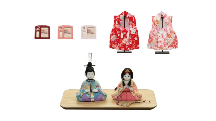 お顔がとっても愛らしい 大切なお子様の桃の節句に 友達のようなお