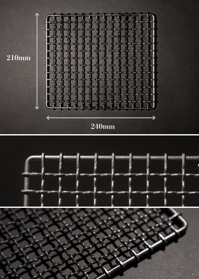 極太ワイヤー　窒化処理　アミ　焼き網　マクアケ detail_22641_16397432355288.