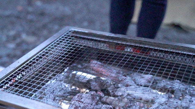 極太ワイヤー　窒化処理　アミ　焼き網　マクアケ キャンプ飯をより美味しく！極太ワイヤー×窒化処理でサビ、歪み