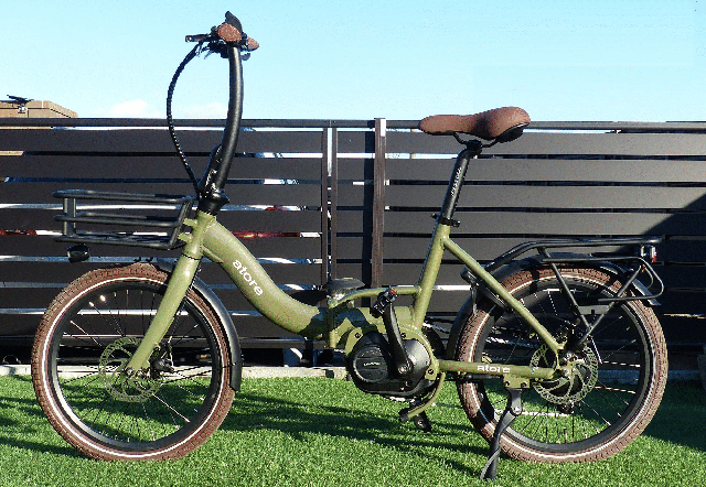 AIDEL 折りたたみ電動自転車 オリーブグリーン AIDEL 折りたたみ電動自転車 オリーブグリーン 自転車