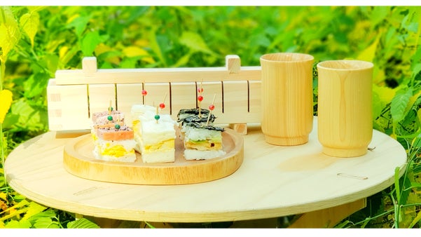 映える押し寿司を簡単調理！軽量で持ち運びも便利。アウトドアライフをグレードアップ