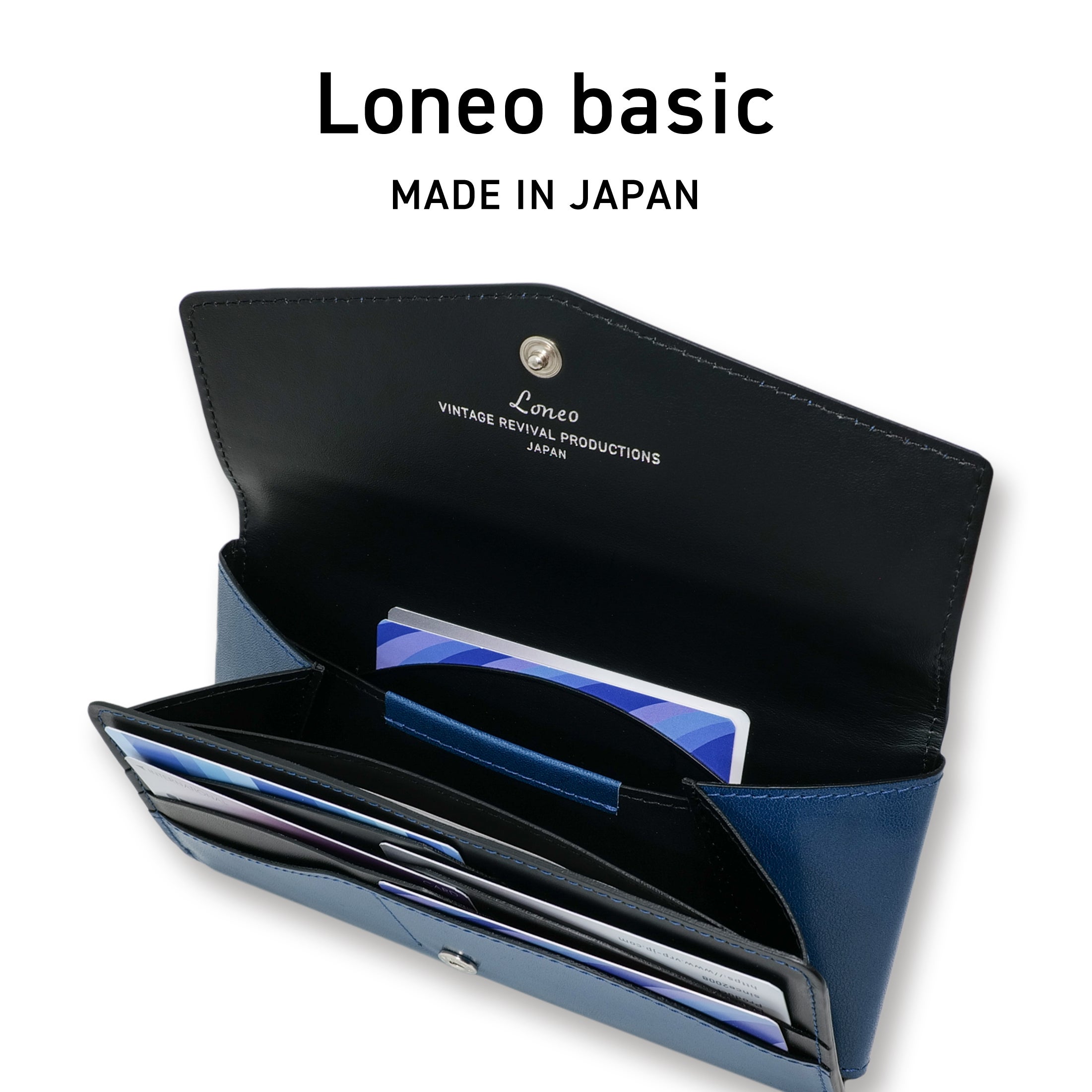 Makuake｜[一目瞭然]大きく開く小さな長財布。開くとすぐカード！最小 