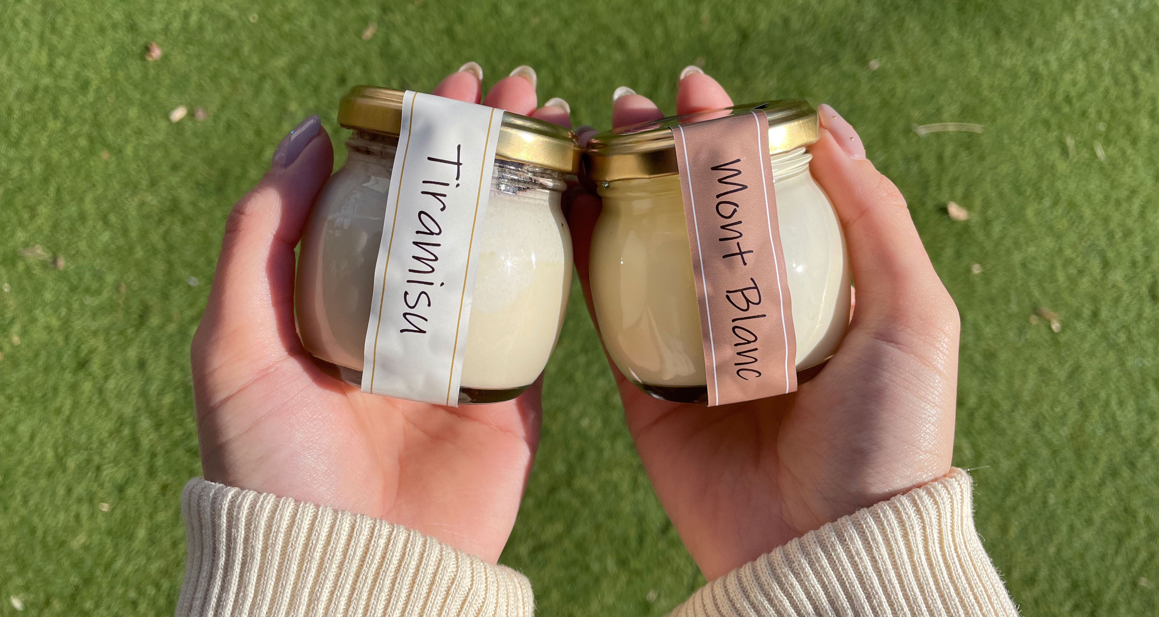 極生プリン専門店が出す極生ティラミス＆モンブランプリン｜マクアケ