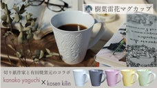 【有田焼】普通の磁器より強度が強くレリーフが個性的でデザイン性が高いマグカップ！