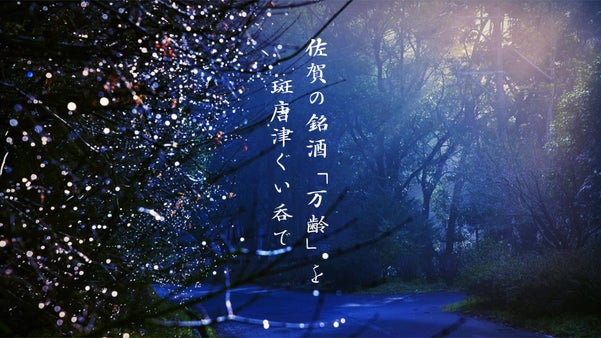 佐賀の銘酒「万齢」を斑唐津ぐい呑で