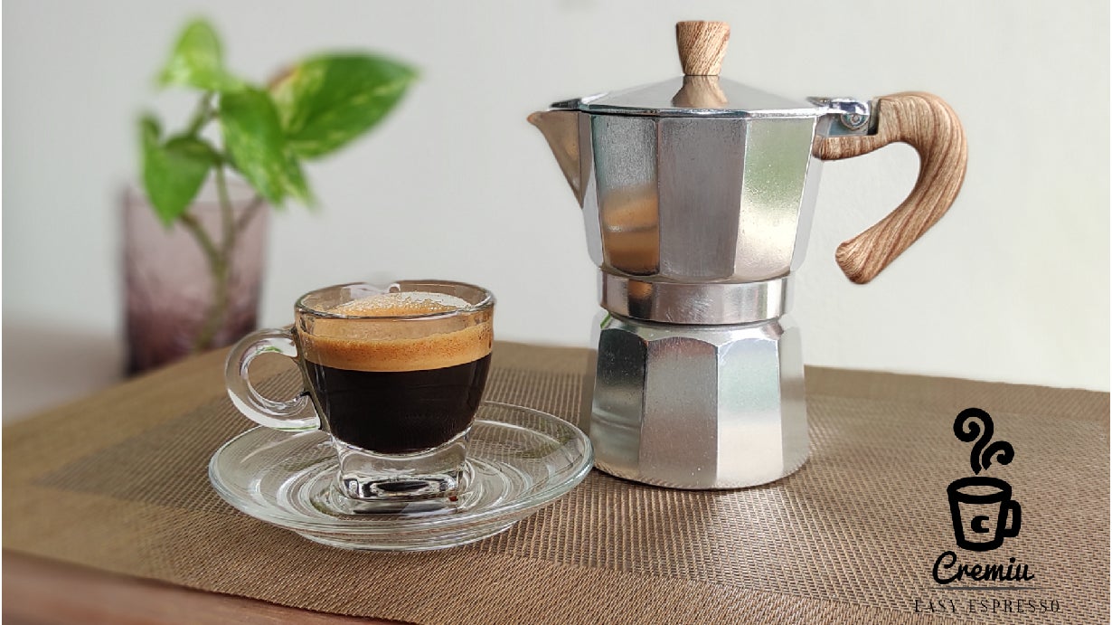 新型モカポットでクレマたっぷりのエスプレッソ「Cremiu