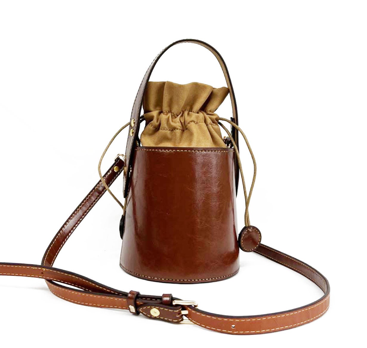 第三弾！新たなデザイン！】本革で作る！職人気分が味わえるバケツ