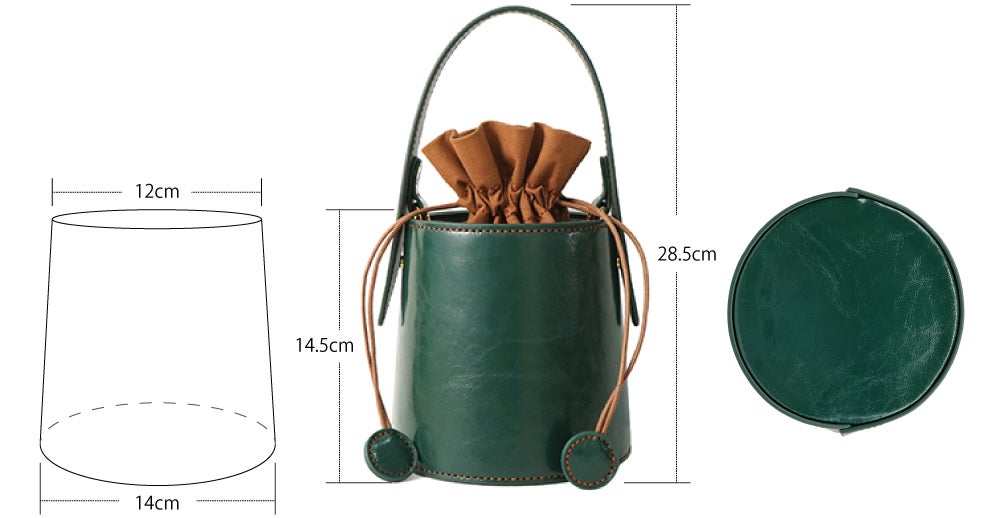 第三弾！新たなデザイン！】本革で作る！職人気分が味わえるバケツ