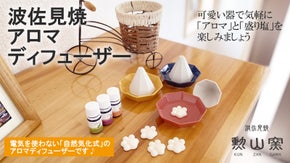 アロマの香りや盛り塩で気分も爽快！盛り塩も出来る波佐見焼のアロマディフューザー