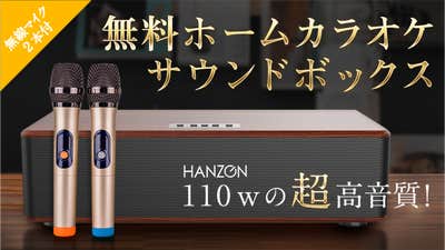 HANZON TX-80HD 木目調 カラオケスピーカー main_23663.png?version=