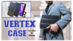 【落とさない安心感】iPad & iPhone専用ケース【VertexCase】