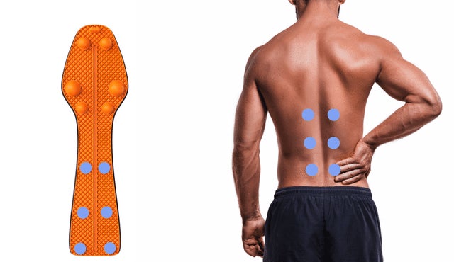 エクササイズグッズ trigger point rocker 場所を問わず、12個の指圧ボールで上半身の隅々まで！専門家