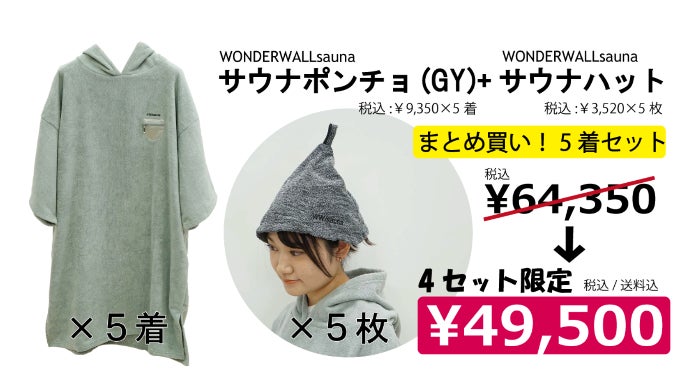 nerudesignworksサウナポンチョ nerudesignworksサウナポンチョ サウナー 男女兼用 自宅 サウナ