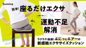 座る＋エクササイズ！美姿勢座りOKで運動も楽しめる新感覚エア内蔵エクサクッション