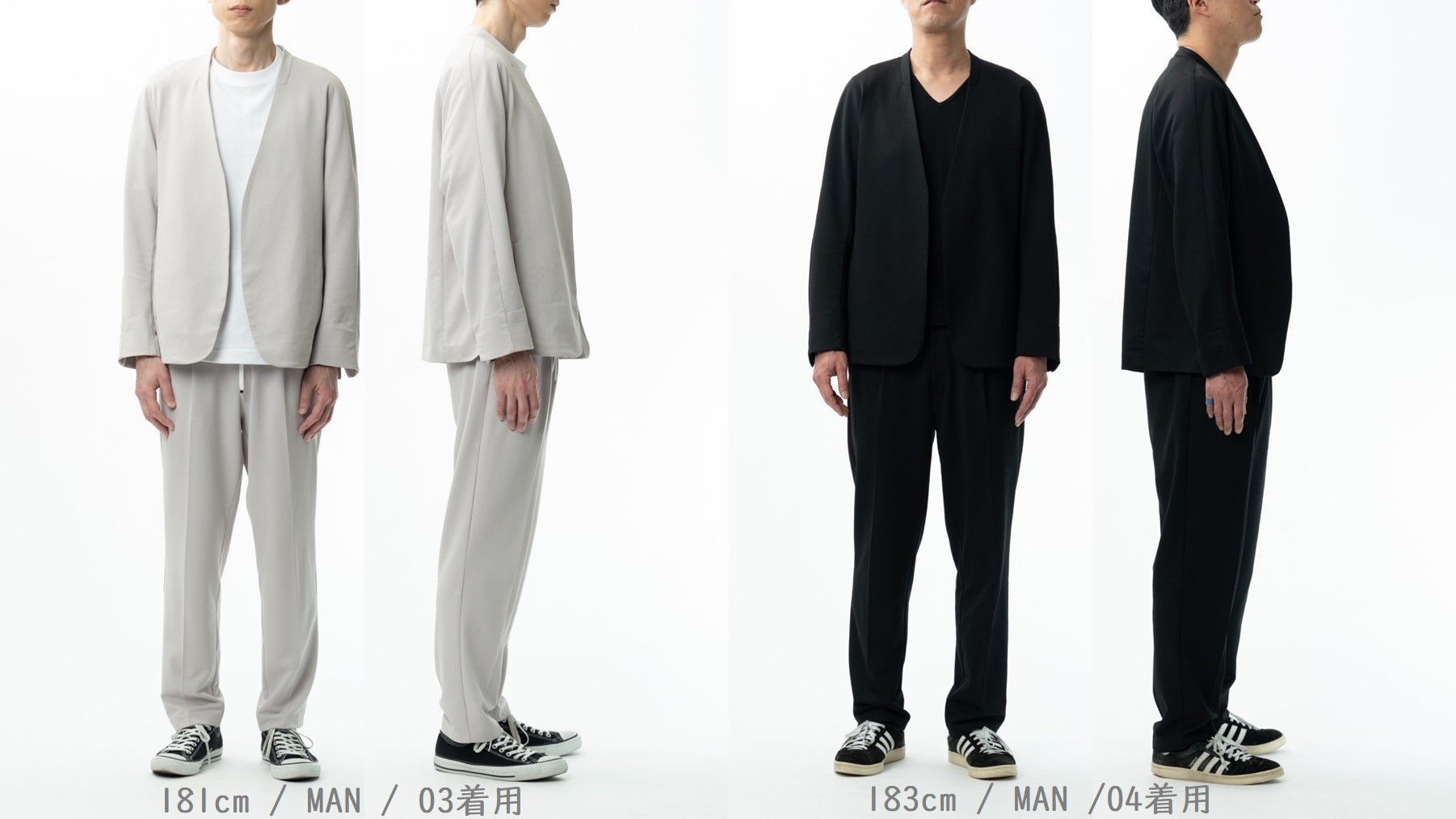 極上和紙で着心地と着映えの両立が叶う 《美濃和紙×UNISEXセットアップ