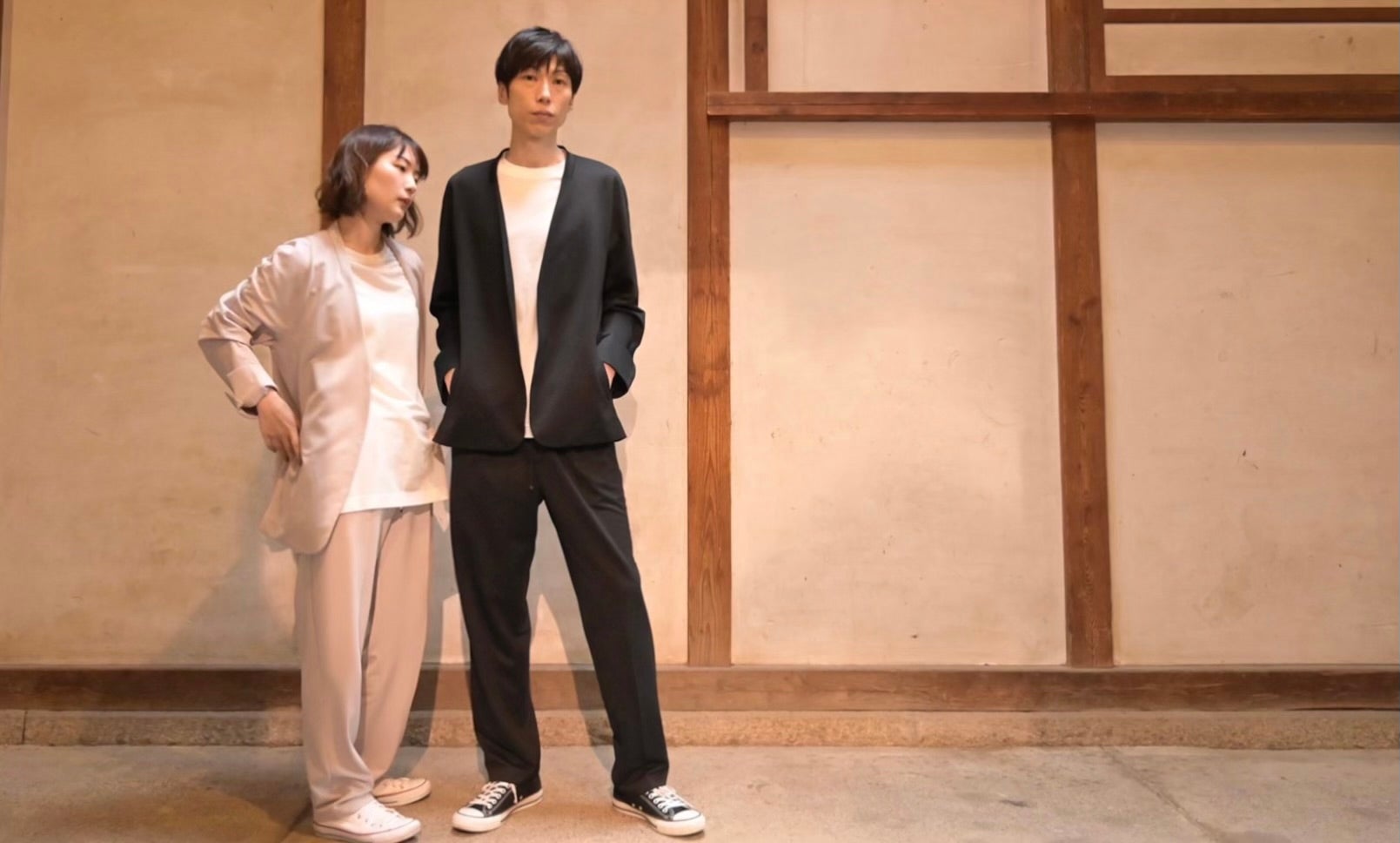 極上和紙で着心地と着映えの両立が叶う 《美濃和紙×UNISEXセットアップ