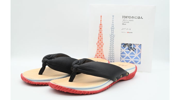 mizutori×スピングルカンパニー　巻き上げソール下駄 初コラボ！mizutori×スピングルカンパニーの「巻き上げソール