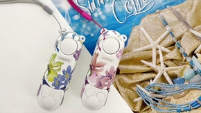 持ち運びに便利！防災にも使える点灯＆ミスト付き携帯扇風機