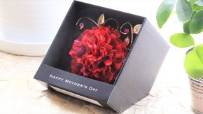 日本の造花職人が作る　母の日のカーネーションwithスワロフスキークリスタル