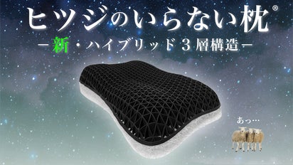 2秒で寝落ち！？】ぷにょんぽにょんの寝心地で朝まで快眠！8段階調節