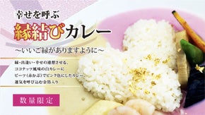 恋の聖地出雲から誕生した縁起良き紅白カレー「縁結びカレー」を届けたい