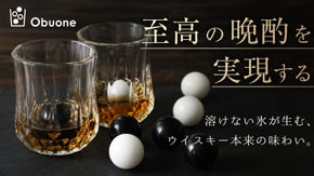 【至福のひととき】溶けない氷が、自宅のお酒を高級バーの味わいに！大理石ストーン