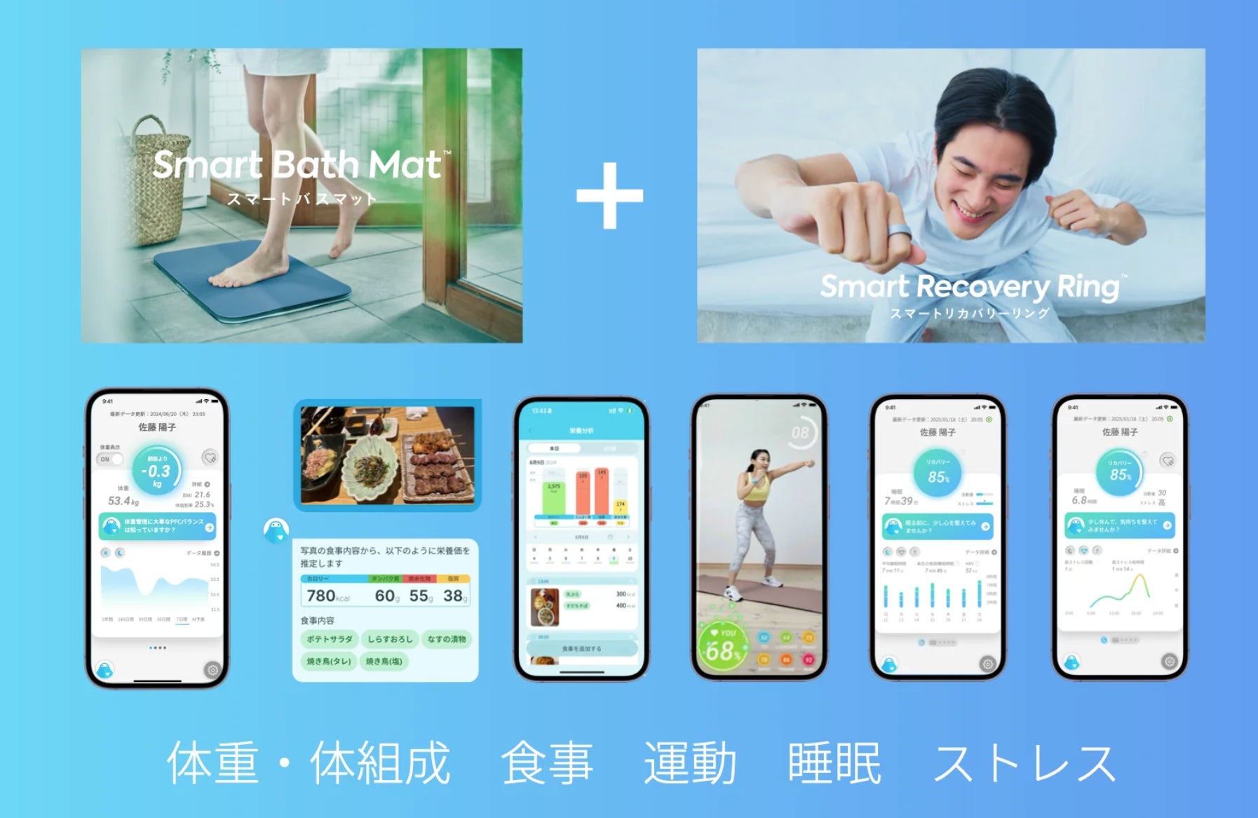 Makuake｜お風呂上がりに、乗るだけで体重管理。スマートバスマット