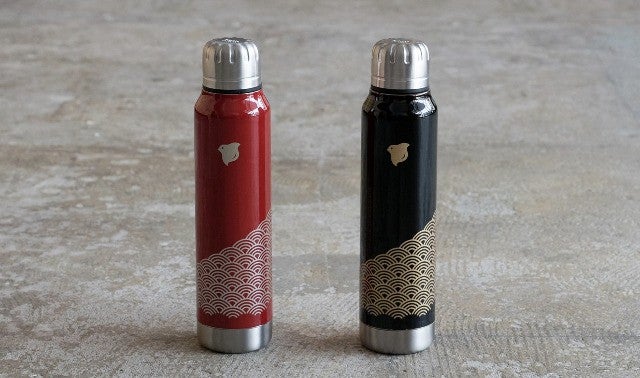 日本の伝統美 越前漆器の携帯型水筒 URUSHI UMBRELLA BOTTLE｜マクアケ