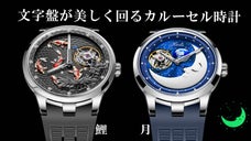 芸術的なデザインの文字盤が回転。超複雑機構のカルーセル腕時計。